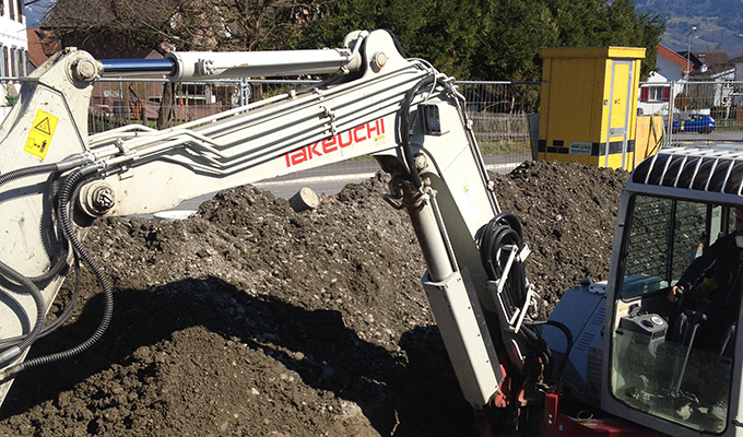 Bereich Tiefbau Huag AG